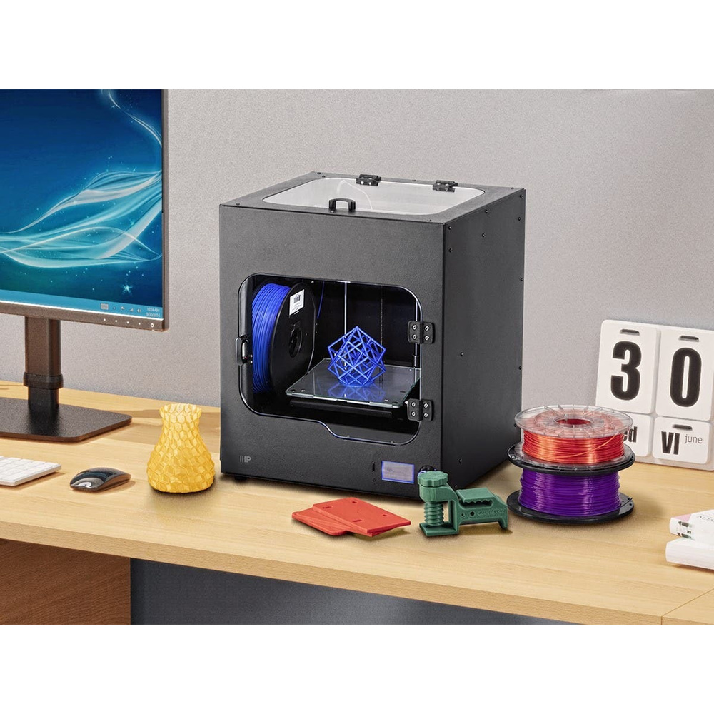 Monoprice FFF-3D-Drucker Ultimate 2, halbautomatische Nivellierung, integrierte LED-Beleuchtung