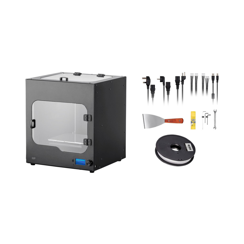 Monoprice FFF-3D-Drucker Ultimate 2, halbautomatische Nivellierung, integrierte LED-Beleuchtung