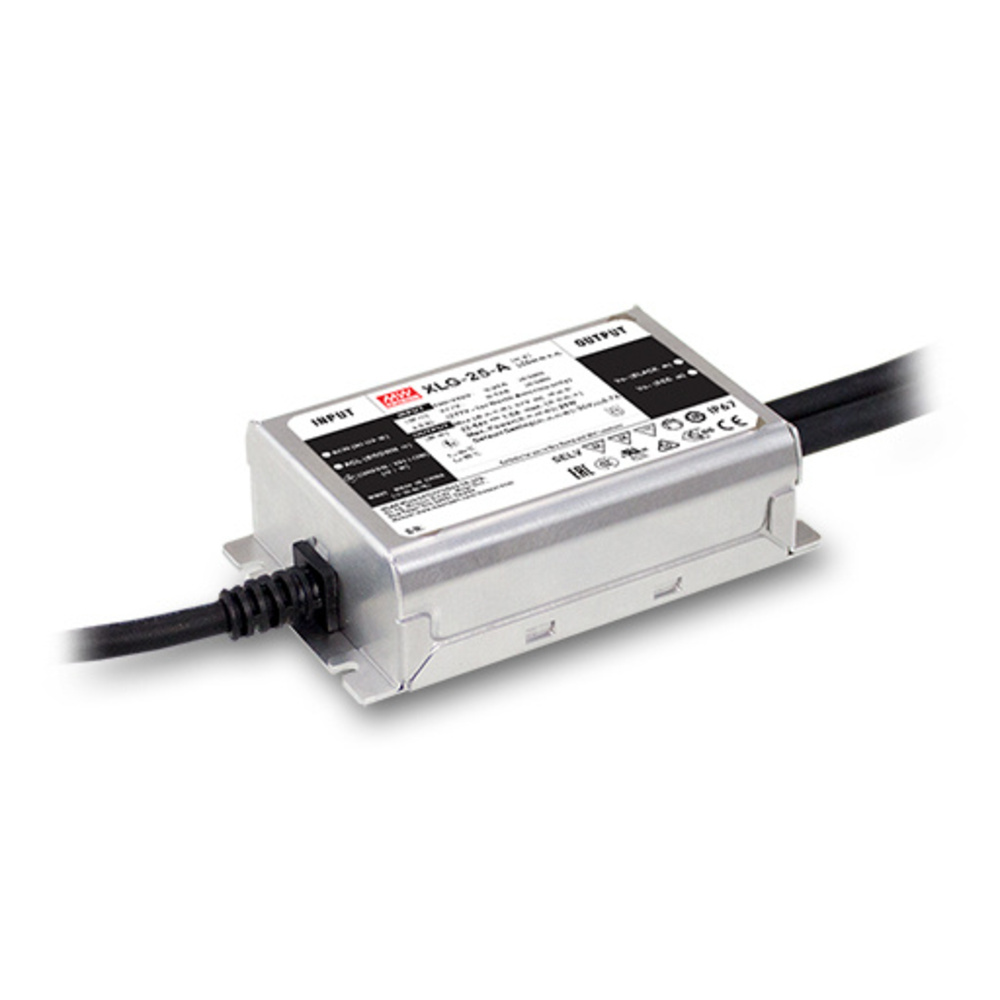 Mean Well Konstantstrom-Netzteil XLG-25-A, 25 W, 700 mA, 22 - 54 VDC, dimmbar, IP67