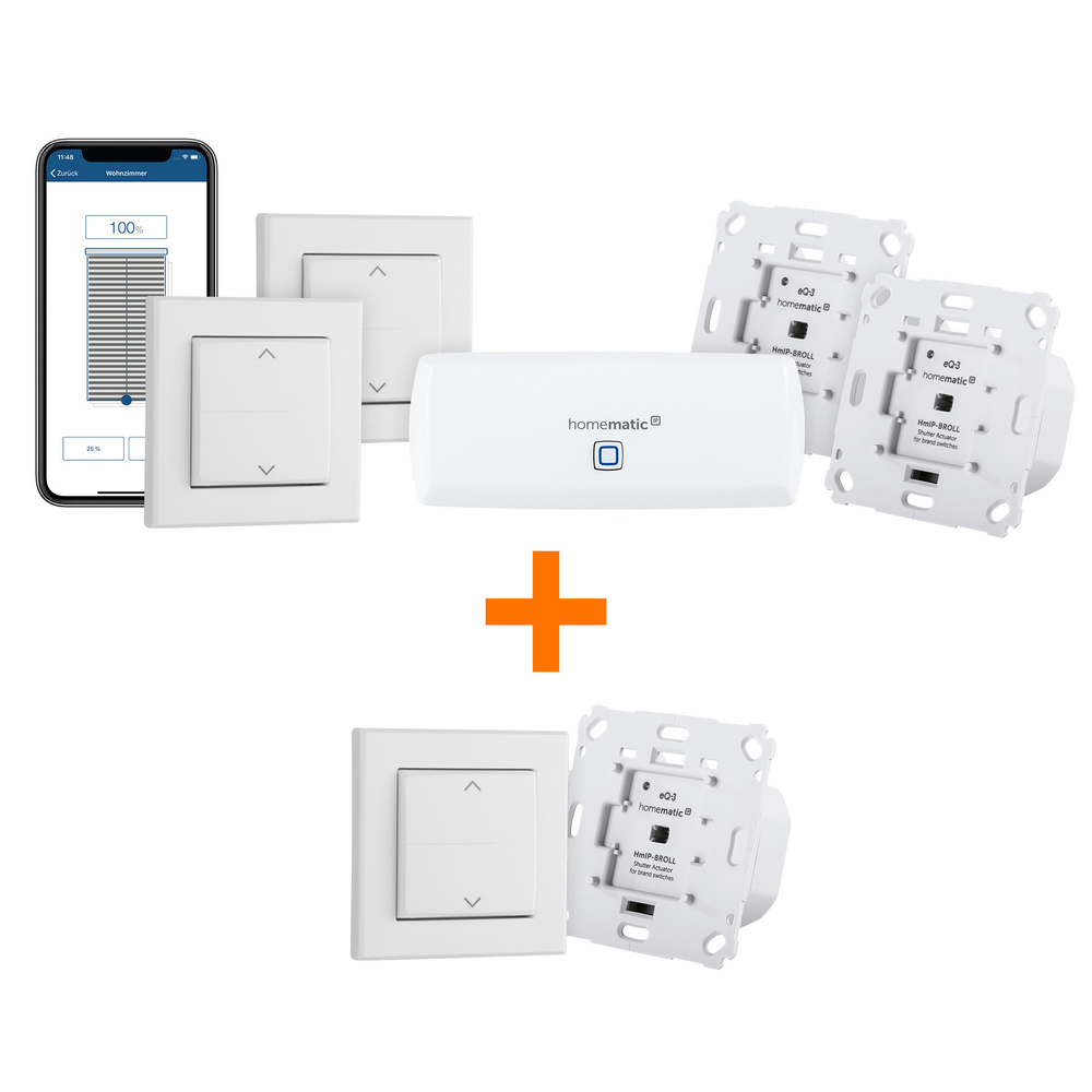 Homematic IP Smart Home Starter Set Beschattung – WLAN PLUS