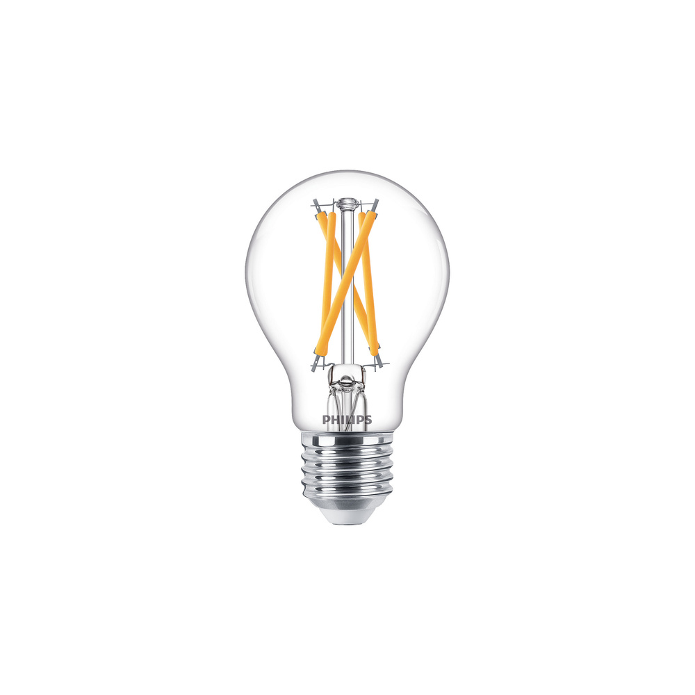 Philips 7-W-LED-Lampe Classic LEDbulb, E27, 806 lm, dimmbar, warmweiß (3000 K)