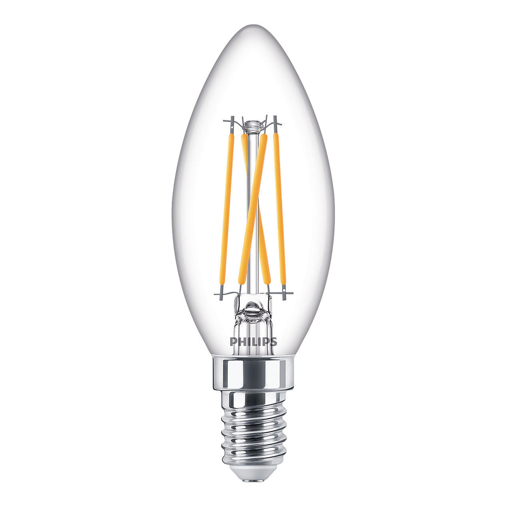 Philips 3,2-W-LED-Kerzenlampe Classic LEDcandle, E14, 250 lm, dimmbar, warmweiß