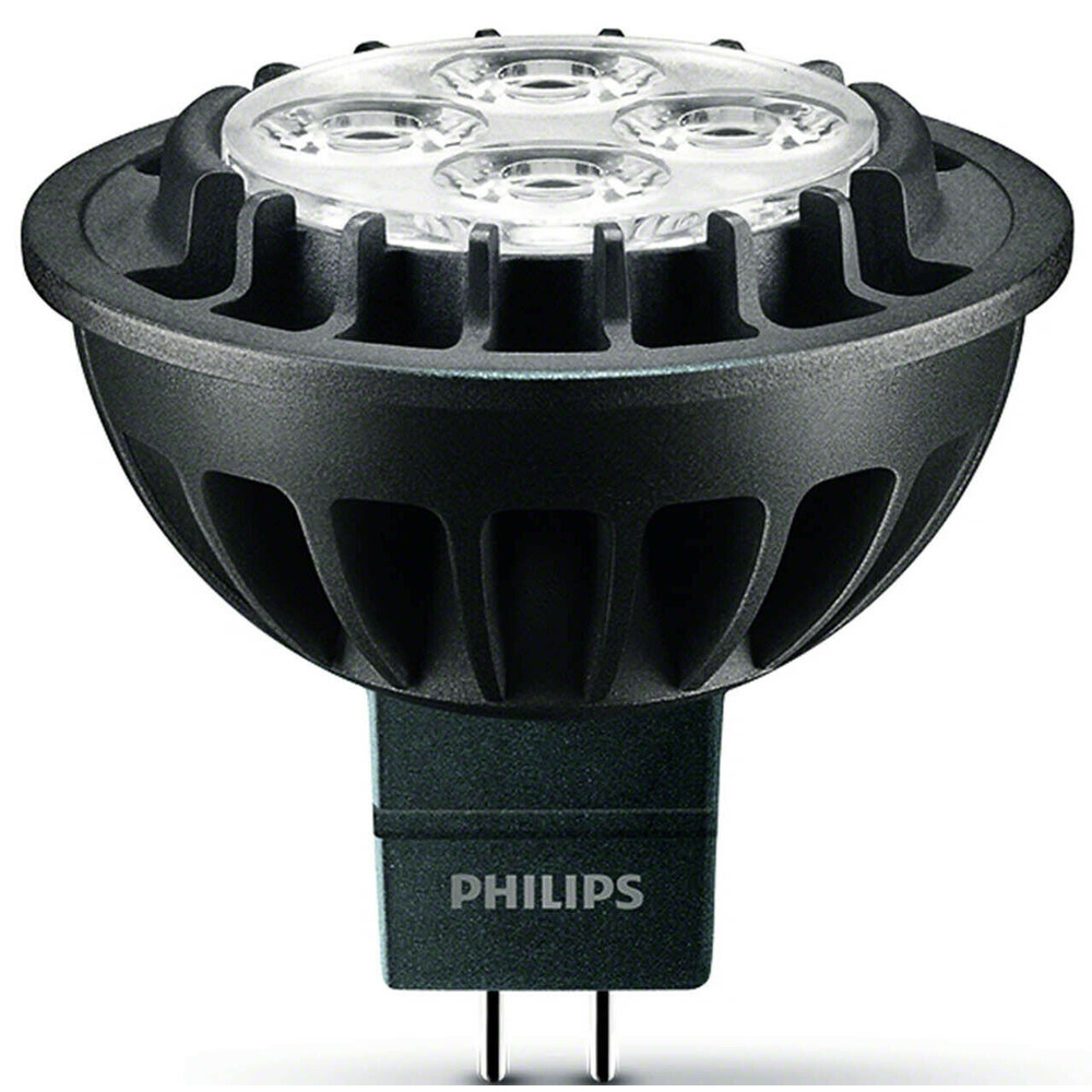 Philips 6er-Spar-Set 7-W-GU5.3-LED-Lampe Master LEDspot LV, 420 lm, dimmbar, warmweiß