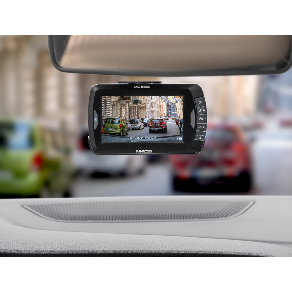 ProUser Funk-Rückfahr-Kamerasystem DRC4310DC, 12/24 V, mit Dashcam & Nachtsichtkamera