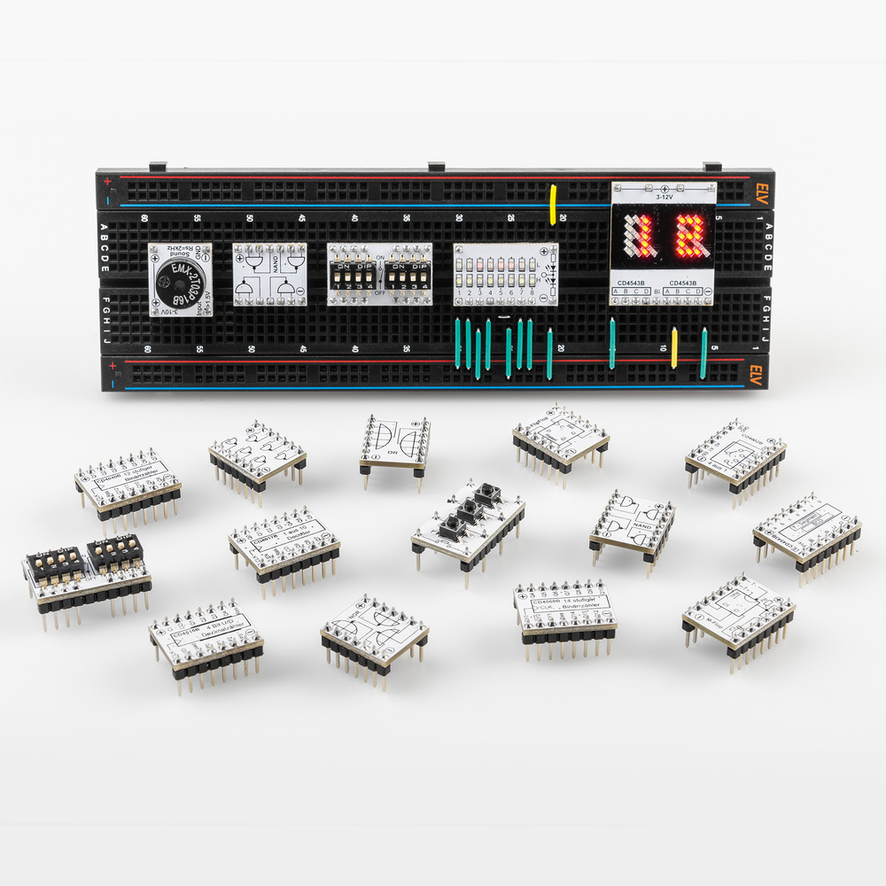 Einfach logisch - Prototypenadapter PAD6 - CMOS-Logik Teil 2