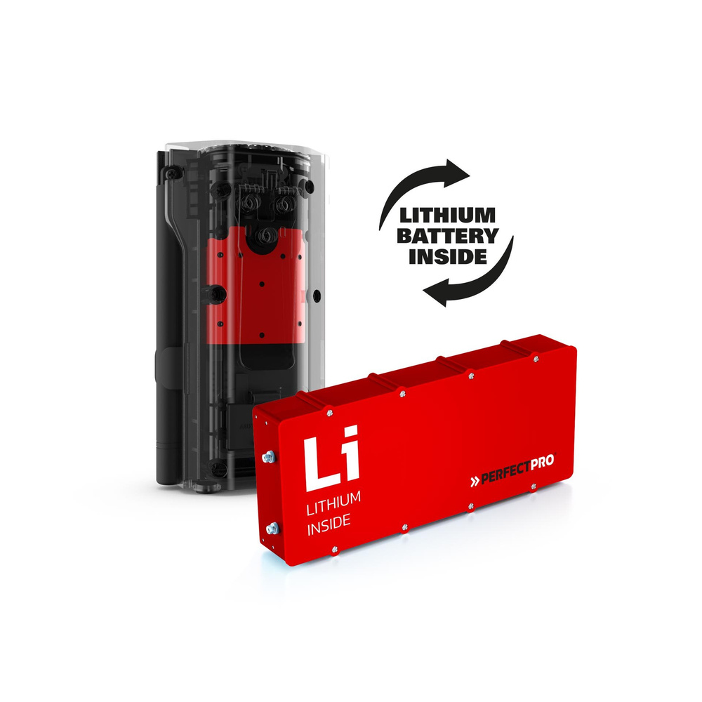 PerfectPro Ultrakompaktes Outdoor-/Baustellenradio SOLOWORKER, DAB+/UKW, Bluetooth-Streaming, IP64