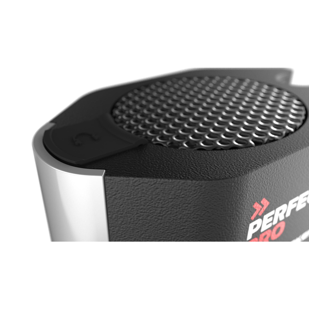 PerfectPro Ultrakompaktes Outdoor-/Baustellenradio SOLOWORKER, DAB+/UKW, Bluetooth-Streaming, IP64