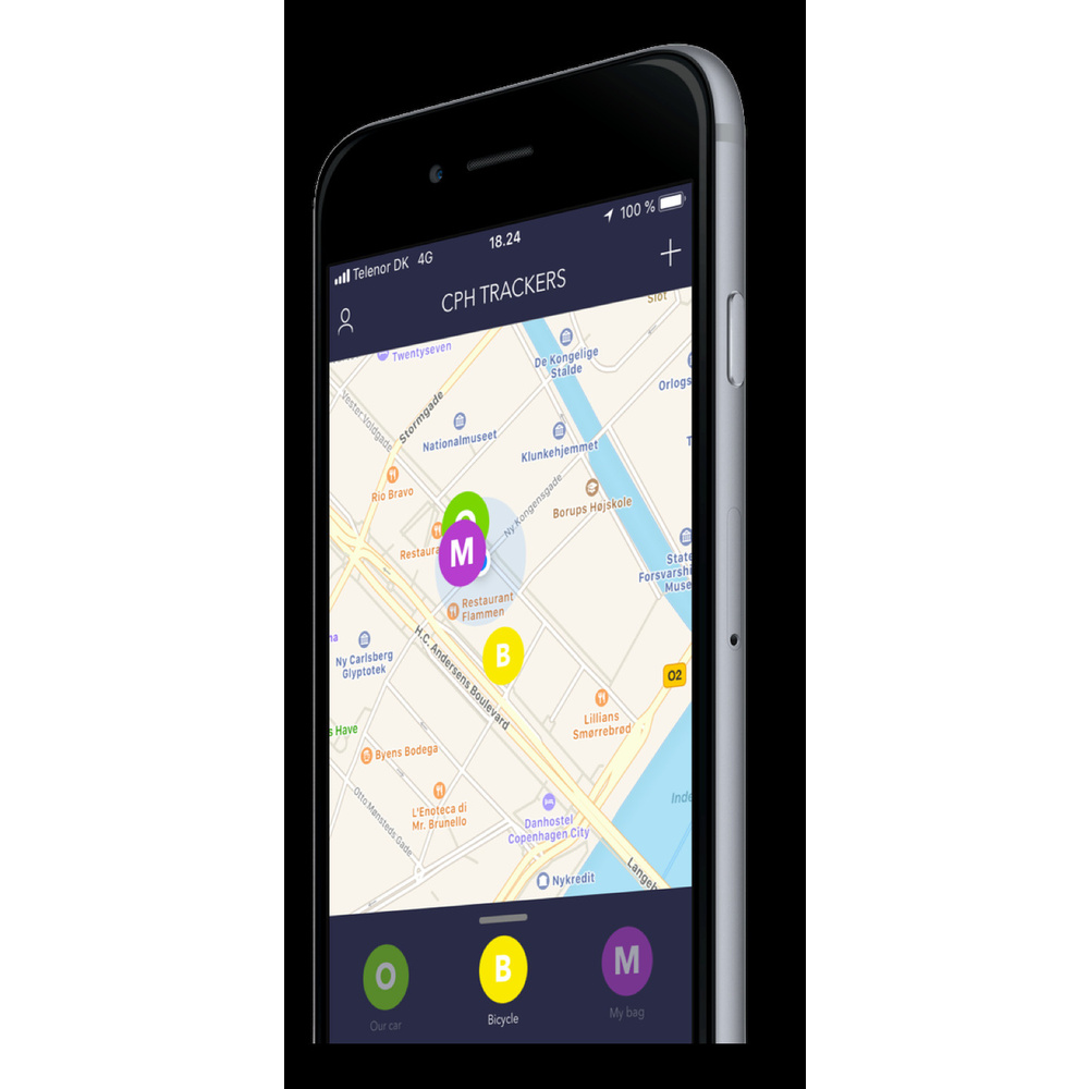 Copenhagen GPS-Tracker COBBLESTONE, ohne Abonnement und monatliche Gebühren, Tadiran SL-760 Batterie