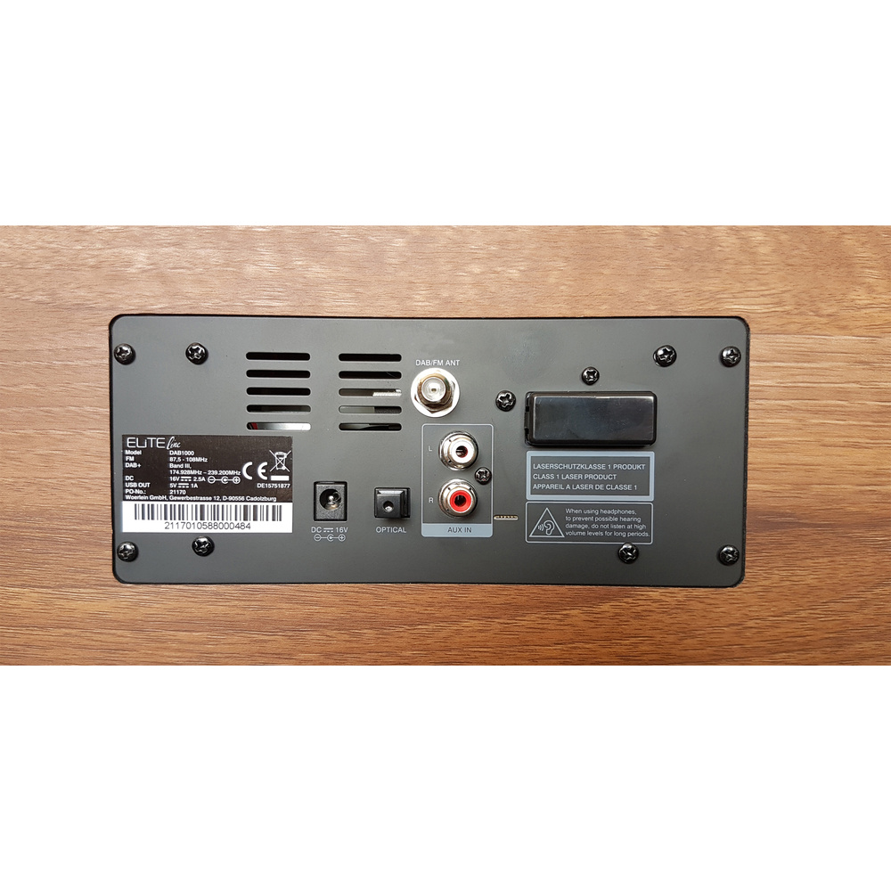Soundmaster Stereo-Musikcenter DAB1000, DAB+/UKW, Bluetooth, CD-Player