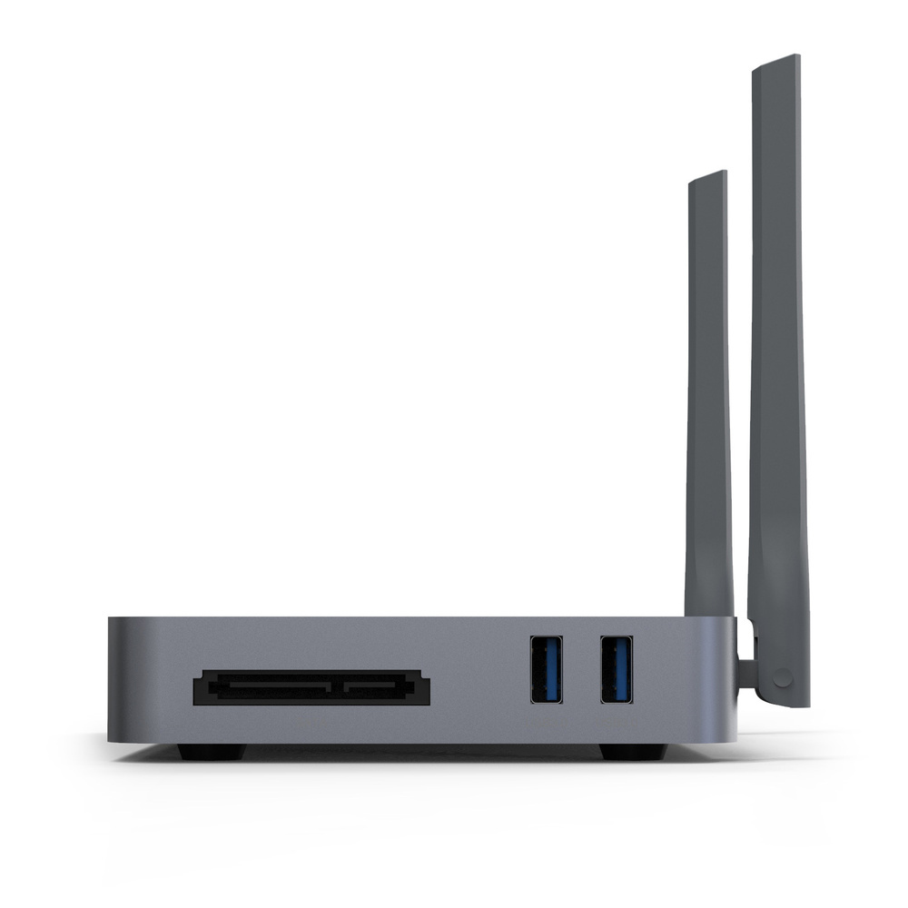 Orbsmart Android Mini-PC R81, Android 9.0, 4K, Blu-Ray-/3D-Unterstützung, HDR10+, mit LED-Display
