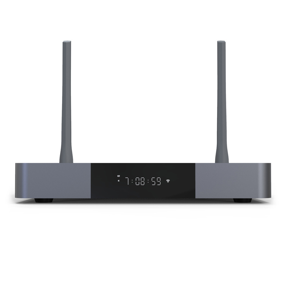 Orbsmart Android Mini-PC R81, Android 9.0, 4K, Blu-Ray-/3D-Unterstützung, HDR10+, mit LED-Display