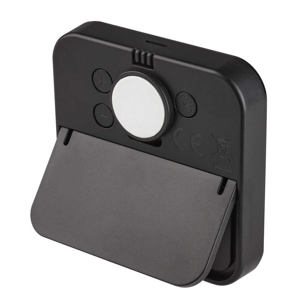 TFA Digitales Thermo-Hygrometer BLACK mit E-Paper-Display, Klimakomfortanzeige, schwarz