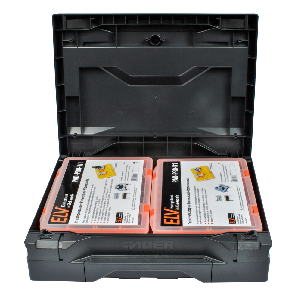 ELV Aufbewahrungsbox mit Widerständen und Trimmer PAD-PRO-W1, 315 Teile