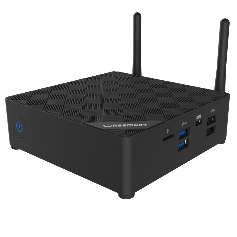 Orbsmart Windows-Mini-PC AW-12, Windows 10 Professional (64-bit), WLAN (2.4/5 GHz), Bluetooth 4.0