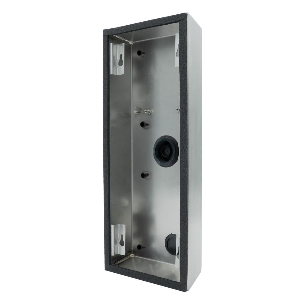 DoorBird Aufputz-Montagerückgehäuse für Türstationen D2102V,D2103V,D2101FV EKEY, Edelstahl V4A