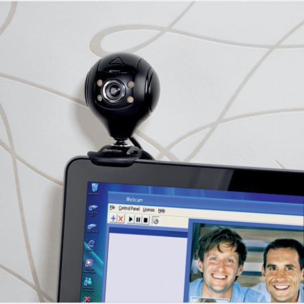 Hama HD-Webcam Spy Protect, mit Kugelgelenk, Kamera-Schutzverdeck, 720p, 30 fps