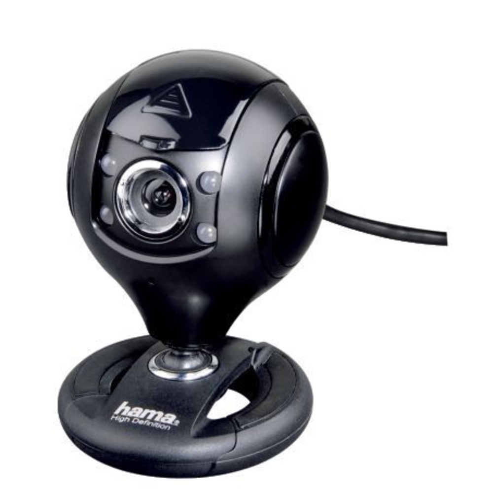 Hama HD-Webcam Spy Protect, mit Kugelgelenk, Kamera-Schutzverdeck, 720p, 30 fps