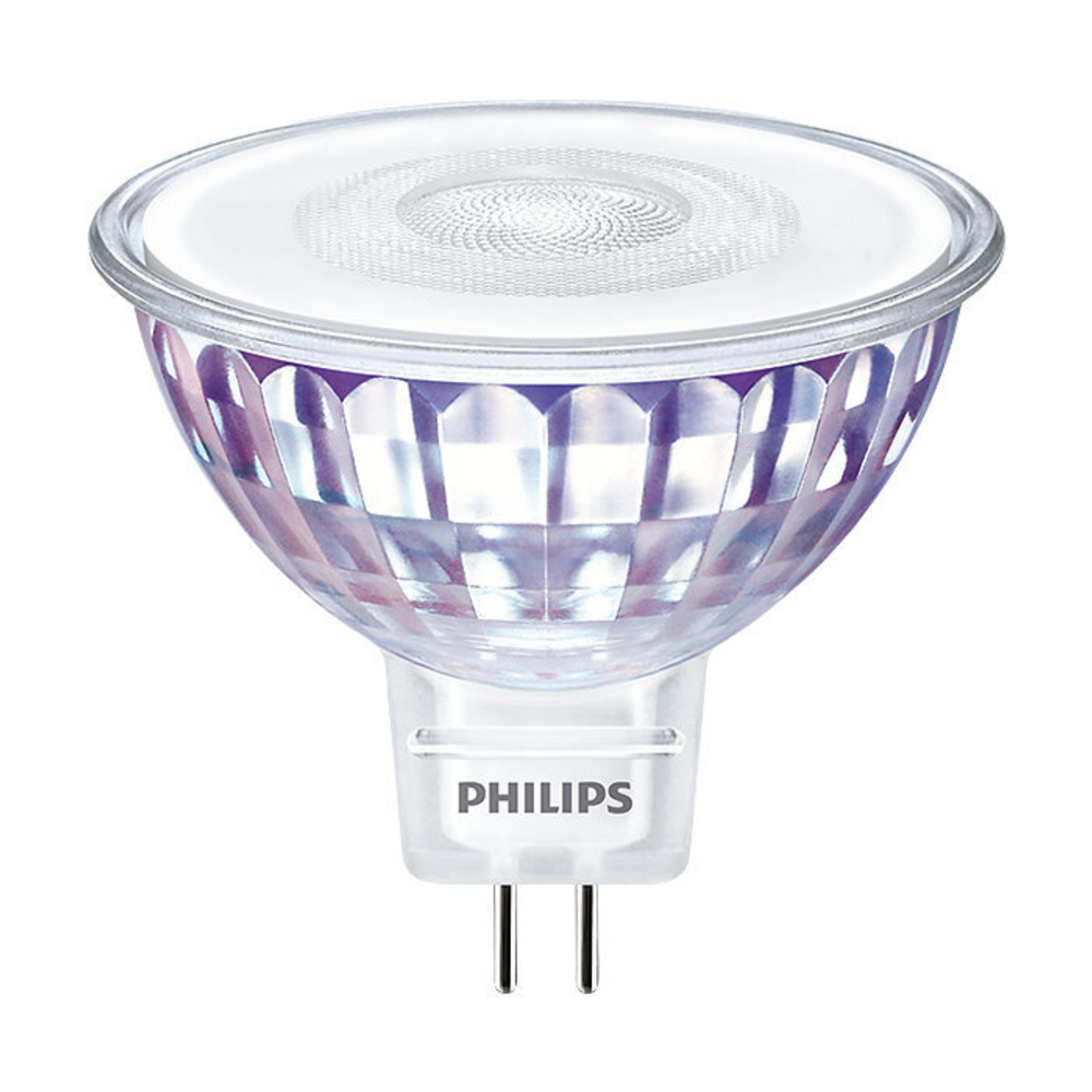 Philips 7,5-W-GU5.3-LED-Lampe Master LEDspot Value, MR16, 621 lm, warmweiß (2700 K), 60°, dimmbar