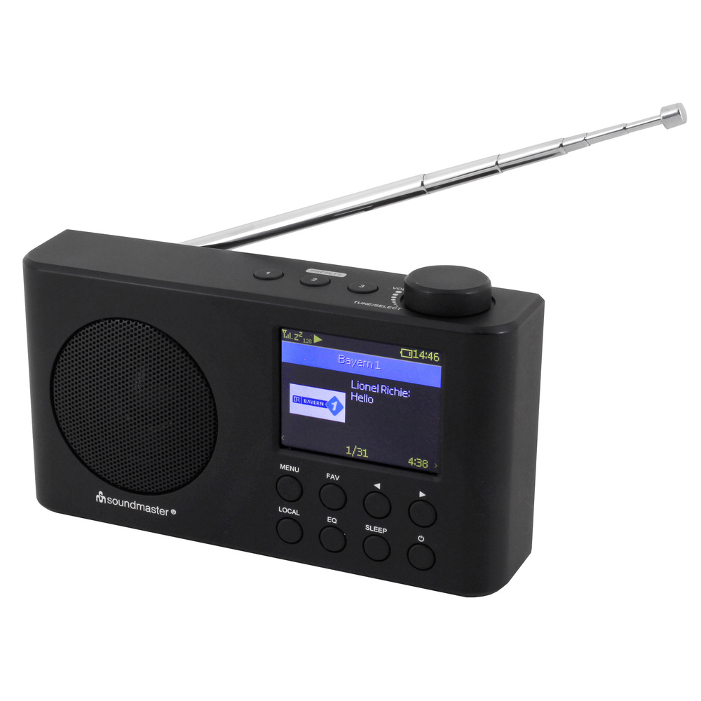 Soundmaster Portables Hybrid-Digitalradio IR6500SW, DAB+/UKW/Internetradio, Bluetooth, Akku