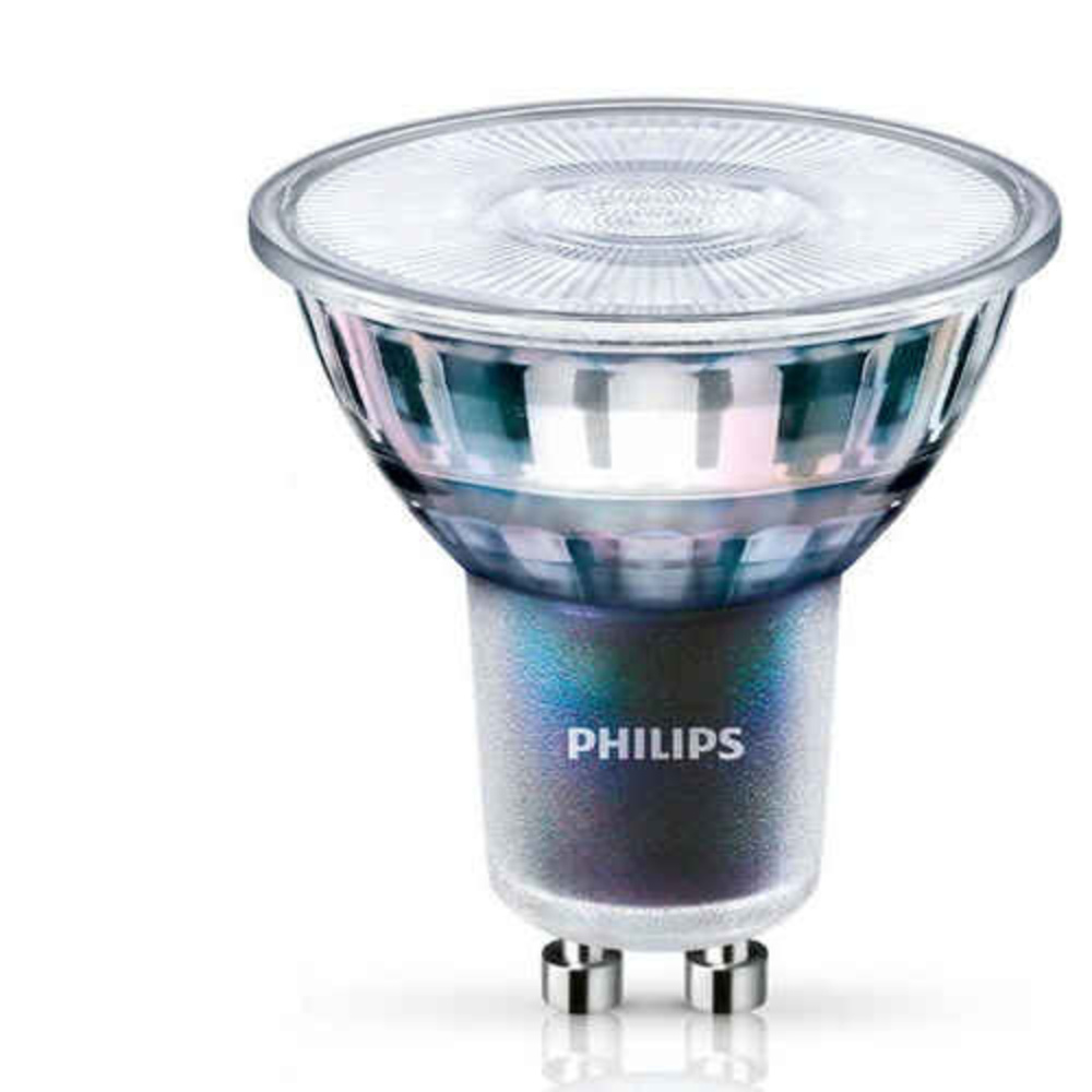 Philips MASTER ExpertColor 5,5-W-GU10-LED-Lampe, 375 lm, 97 Ra, 36°, 3000K, warmweiß, dimmbar