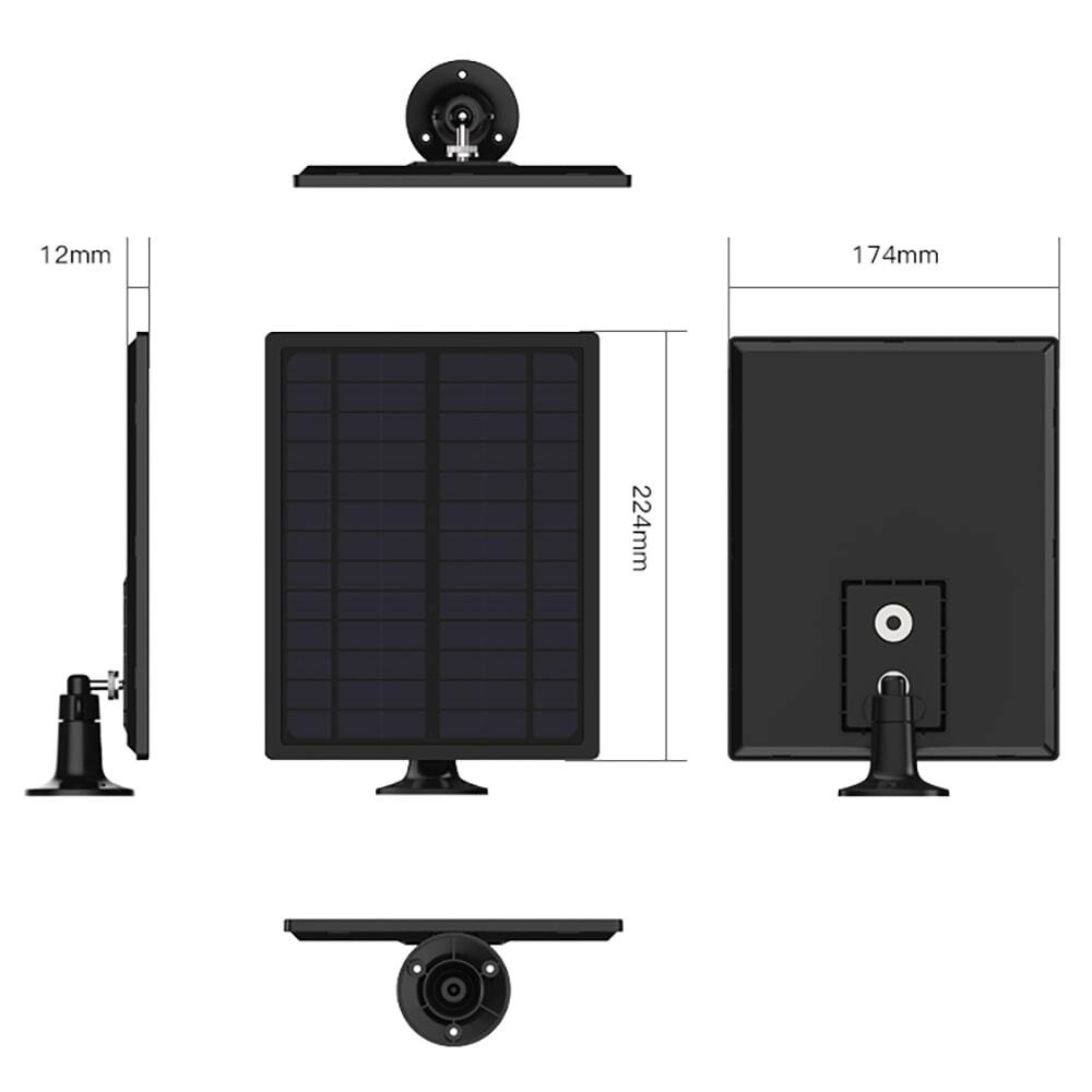 Arenti Spar-Set Akku-WLAN-Überwachungskamera GO1 & Solar-Panel SP1, Full-HD (1080p), App-Zugriff