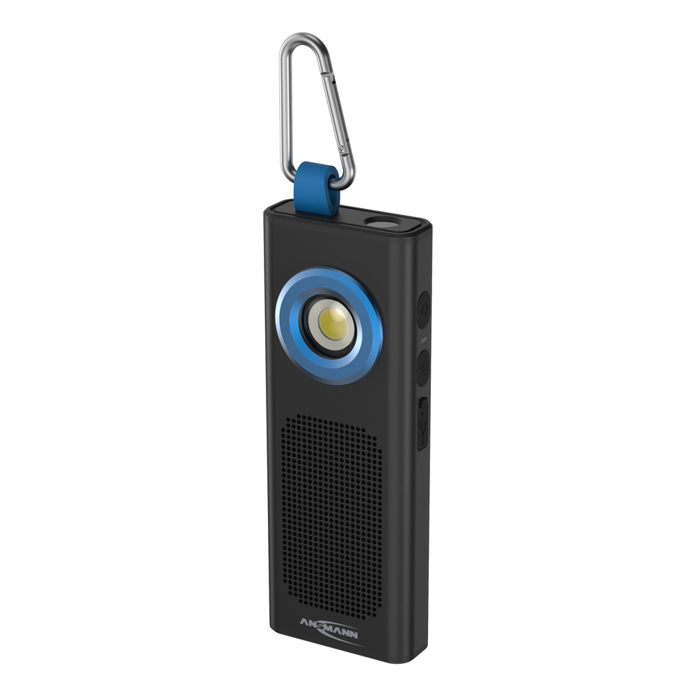Ansmann LED-Arbeitsleuchte WL500R Sound, integrierter Bluetooth-Lautsprecher, Magnet, Akku