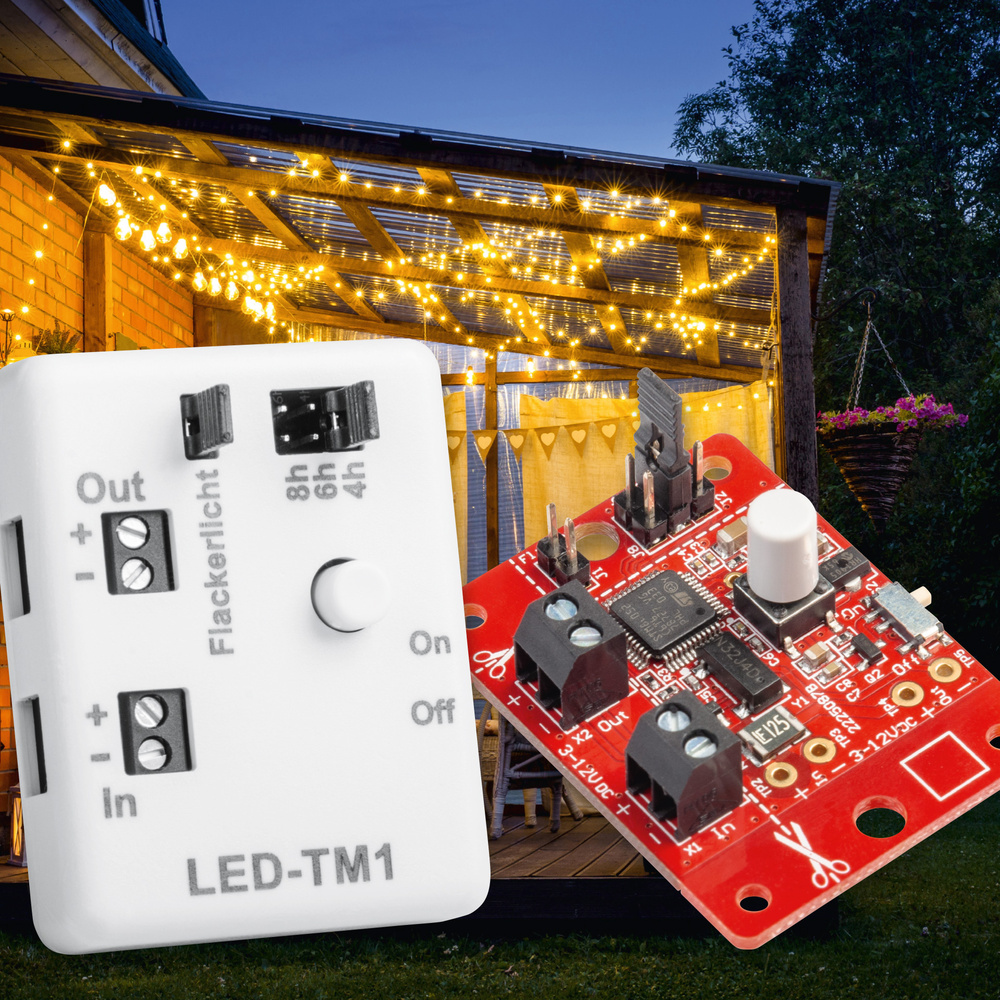 Licht-Automatik - Zeitsteuerung mit dem LED-Timermodul LED-TM1