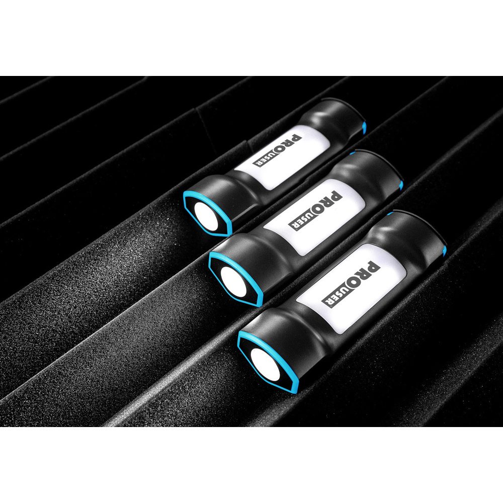 ProUser Multifunktionslampe PBLA, Dreiteilig verwendbar, 100 lm, Powerbank-Funktion, 7500 mAh