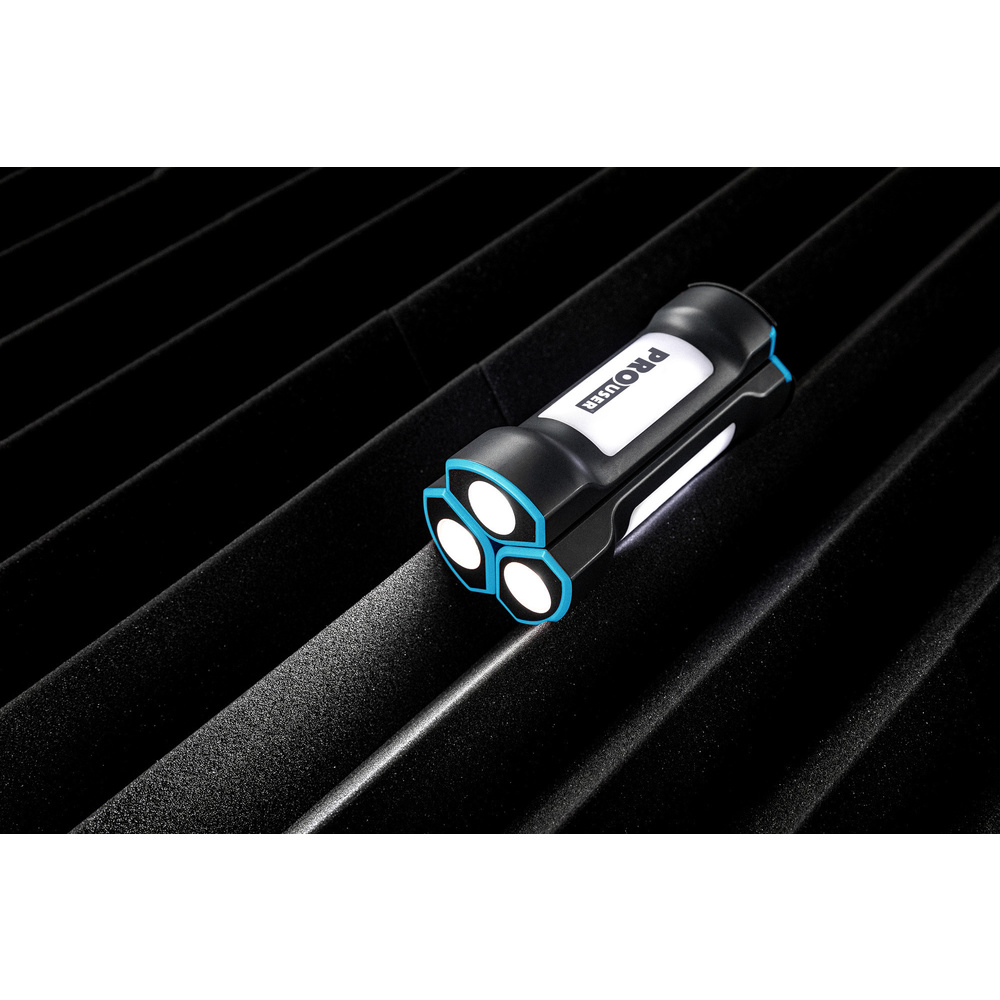 ProUser Multifunktionslampe PBLA, Dreiteilig verwendbar, 100 lm, Powerbank-Funktion, 7500 mAh