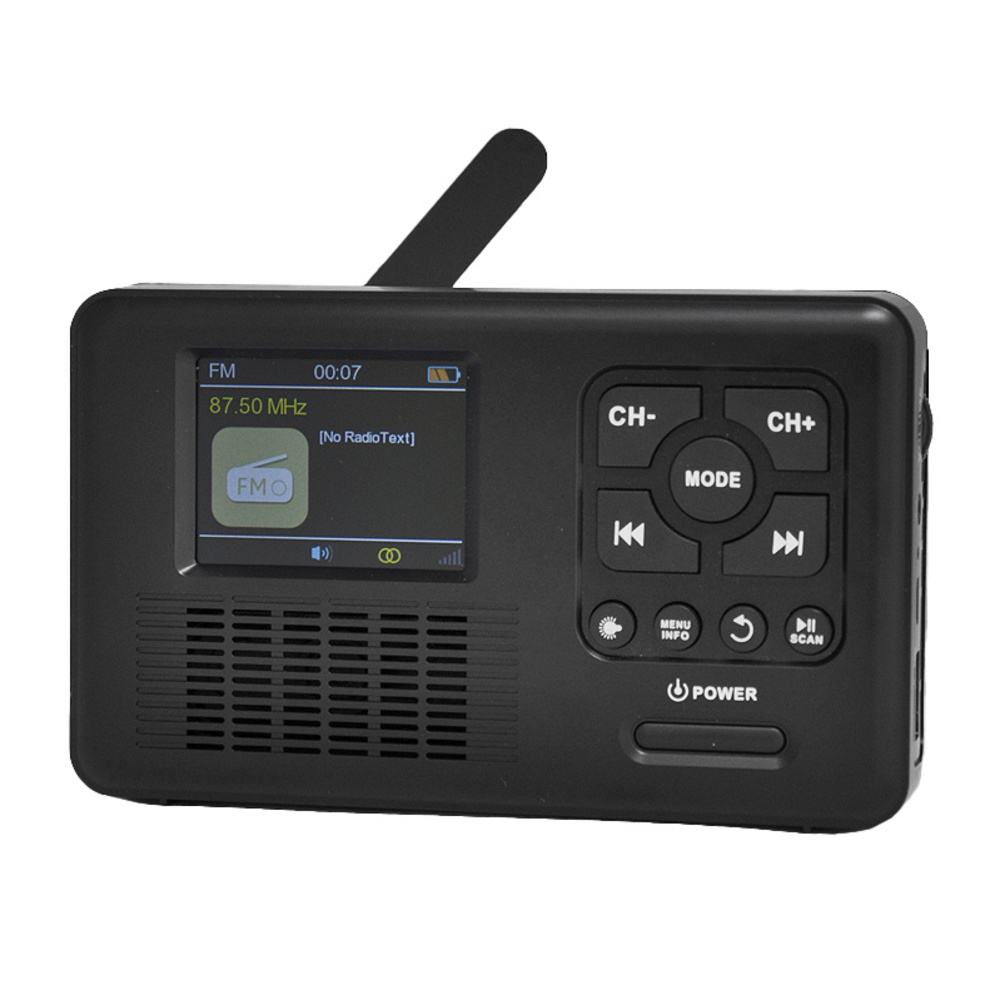 Reflexion Kurbelradio TRA560DAB, Solar-Panel, Akku-/Batteriebetrieb, LED-Licht, Bluetooth, USB