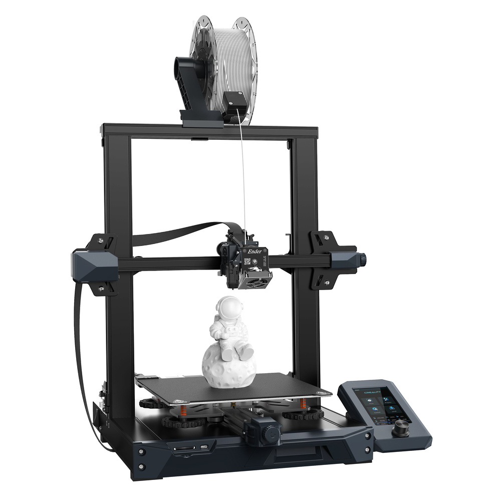 Creality FFF-3D-Drucker Ender-3 S1, Bausatz, mit 16-Punkt-Nivellierautomatik, Doppel-Z-Achse