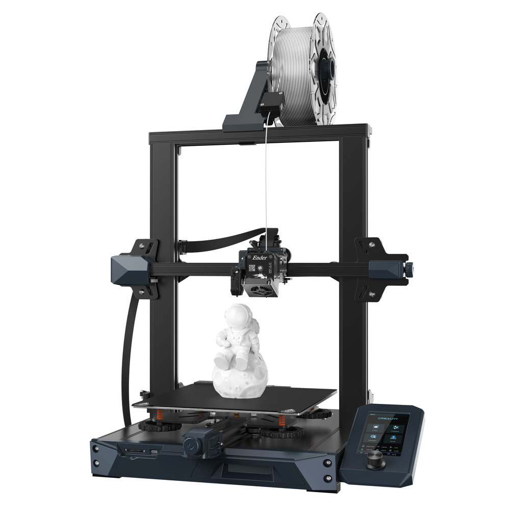 Creality FFF-3D-Drucker Ender-3 S1, Bausatz, mit 16-Punkt-Nivellierautomatik, Doppel-Z-Achse