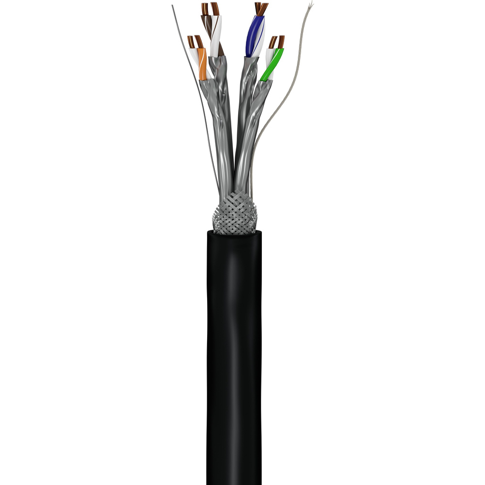 goobay CAT6 Outdoor-Patchkabel, CAT 6, S/FTP, 100 m