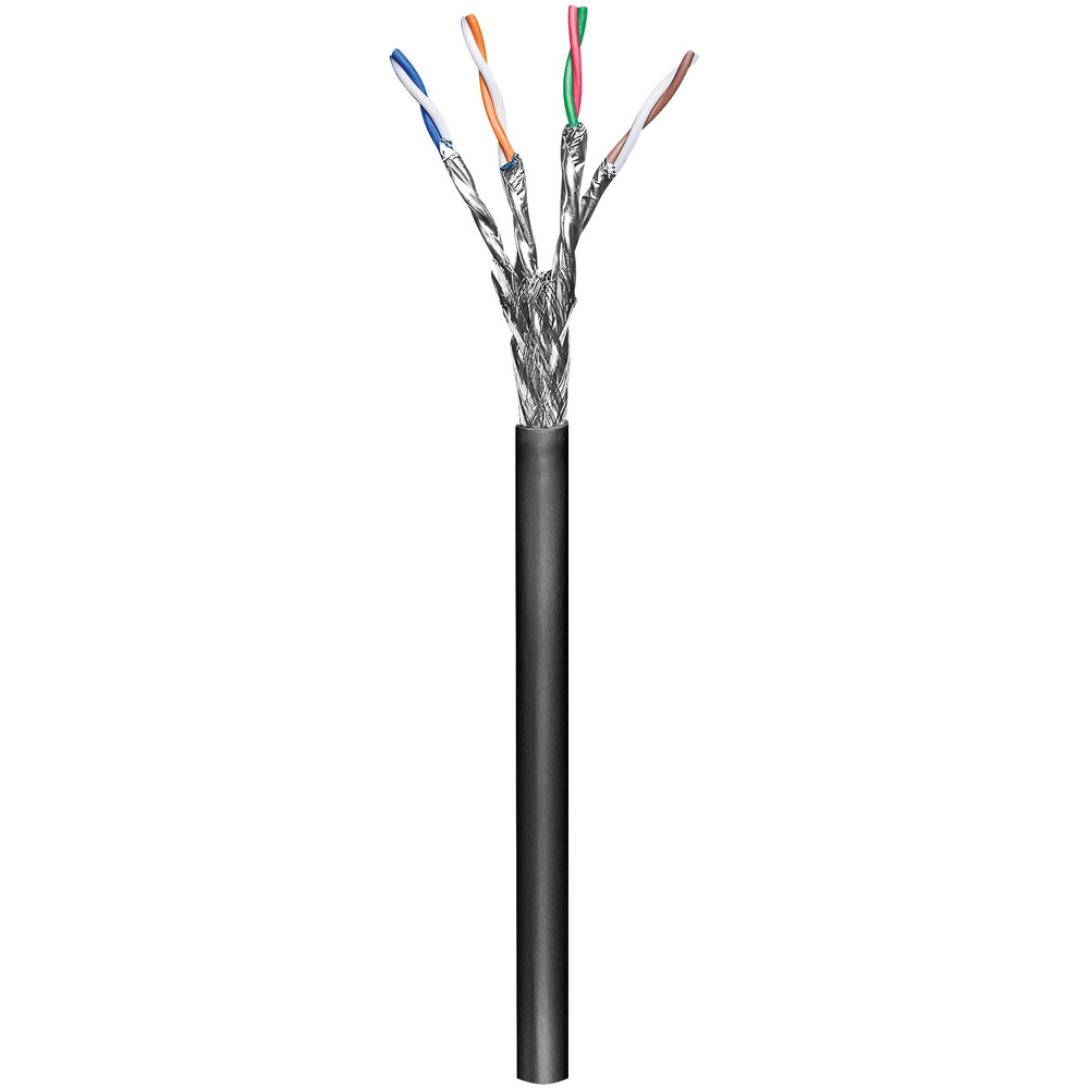 goobay CAT6 Outdoor-Patchkabel, CAT 6, S/FTP, 100 m