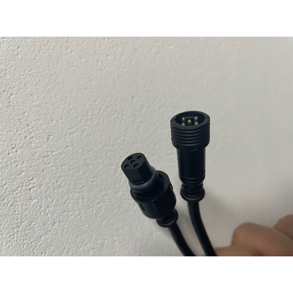 Deltaco Smartes Terrassenbeleuchtungs-Erweiterungs-Set mit 5 LED-Spots, WiFi, RGB/warmweiß, Alexa