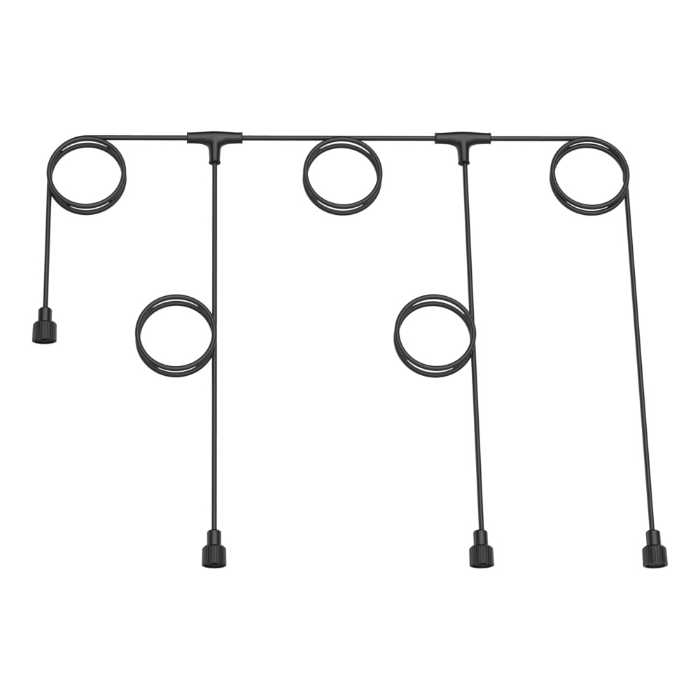 Deltaco Smartes Gartenbeleuchtungs-Erweiterungs-Set mit 2 LED-Strahlern, WiFi, RGB/warmweiß, Alexa