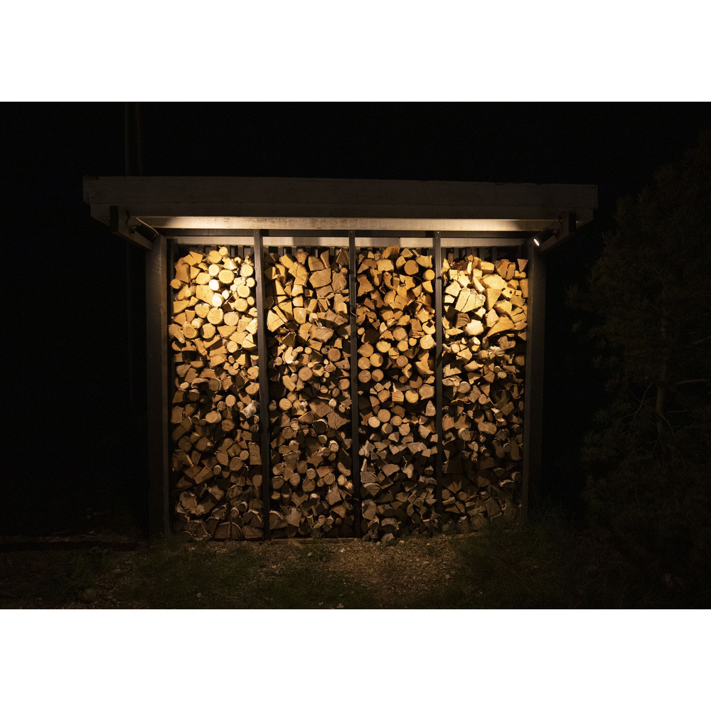 Deltaco Smartes Gartenbeleuchtungs-Erweiterungs-Set mit 2 LED-Strahlern, WiFi, RGB/warmweiß, Alexa