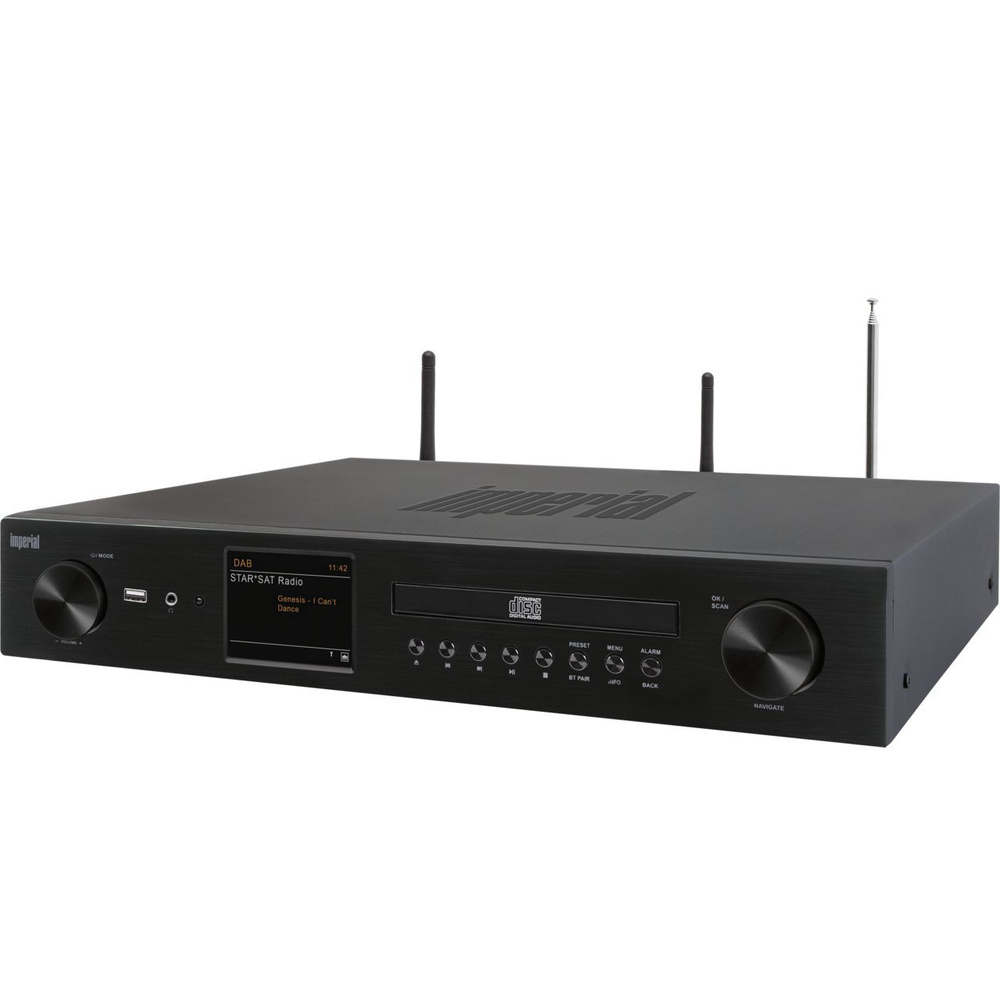 Imperial Radio-Hi-Fi-Tuner DABMAN i550 CD, DAB+/UKW/Internetradio, Verstärker, Bluetooth, CD-Player