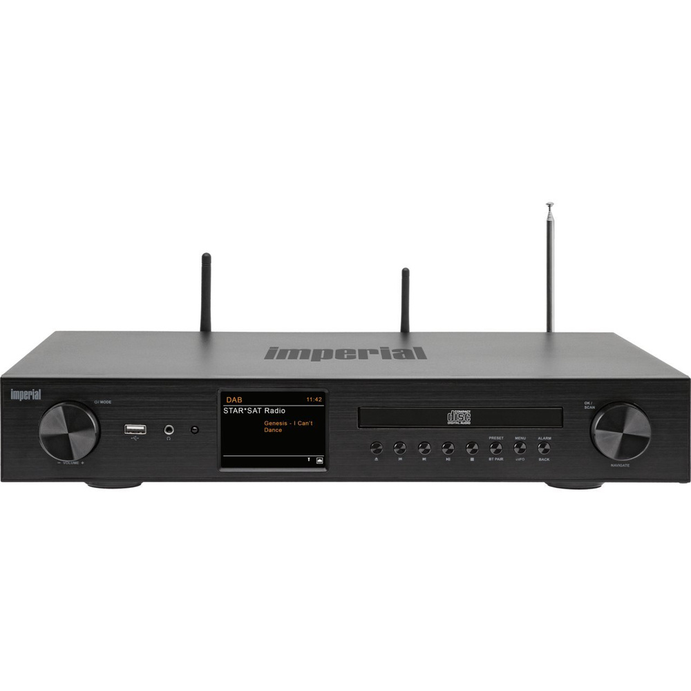 Imperial Radio-Hi-Fi-Tuner DABMAN i550 CD, DAB+/UKW/Internetradio, Verstärker, Bluetooth, CD-Player