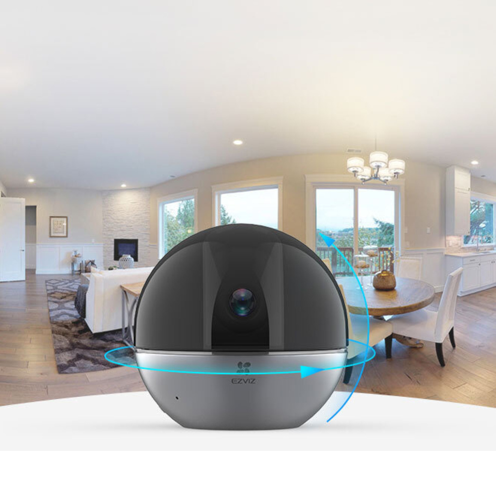 EZVIZ WLAN/LAN-Indoor-Überwachungskamera C6W, 2K-Auflösung, schwenk-/neigbar, Bewegungsverfolgung