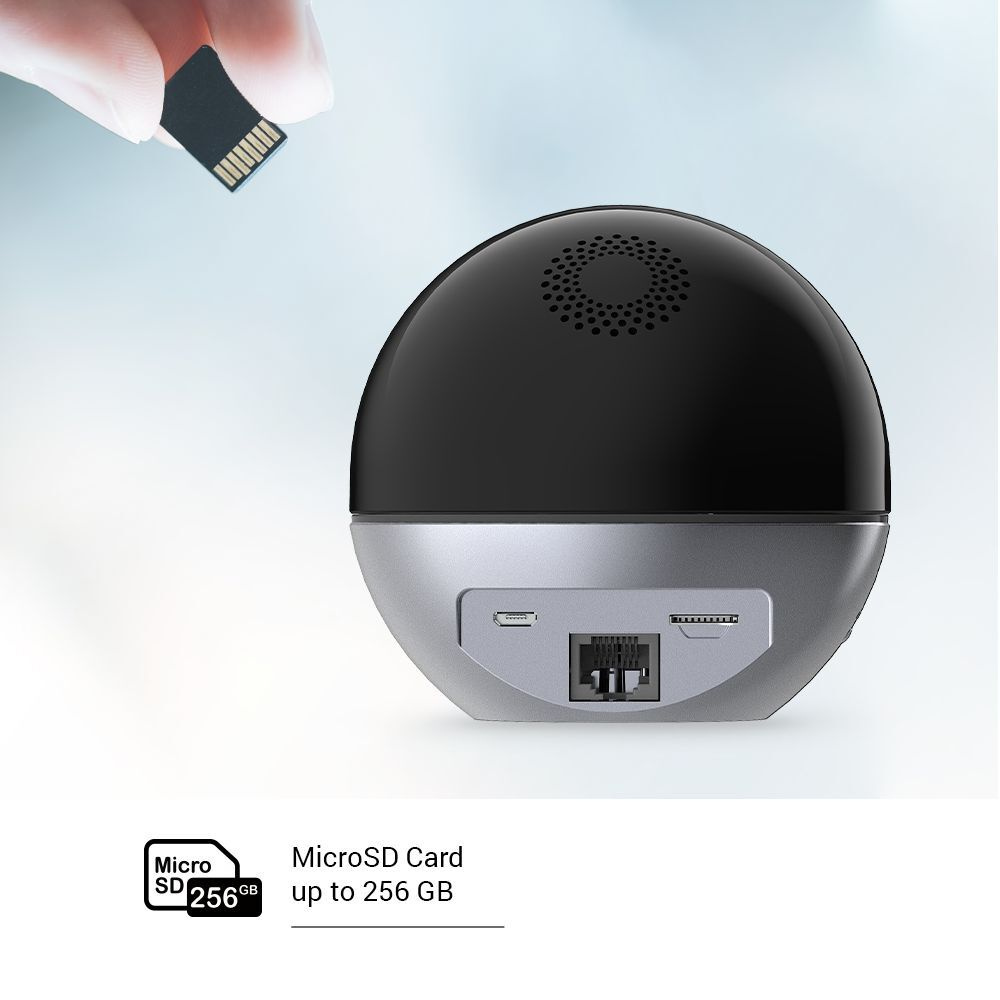 EZVIZ WLAN/LAN-Indoor-Überwachungskamera C6W, 2K-Auflösung, schwenk-/neigbar, Bewegungsverfolgung