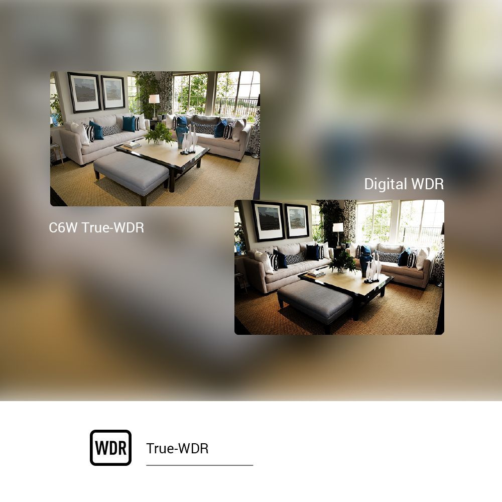 EZVIZ WLAN/LAN-Indoor-Überwachungskamera C6W, 2K-Auflösung, schwenk-/neigbar, Bewegungsverfolgung