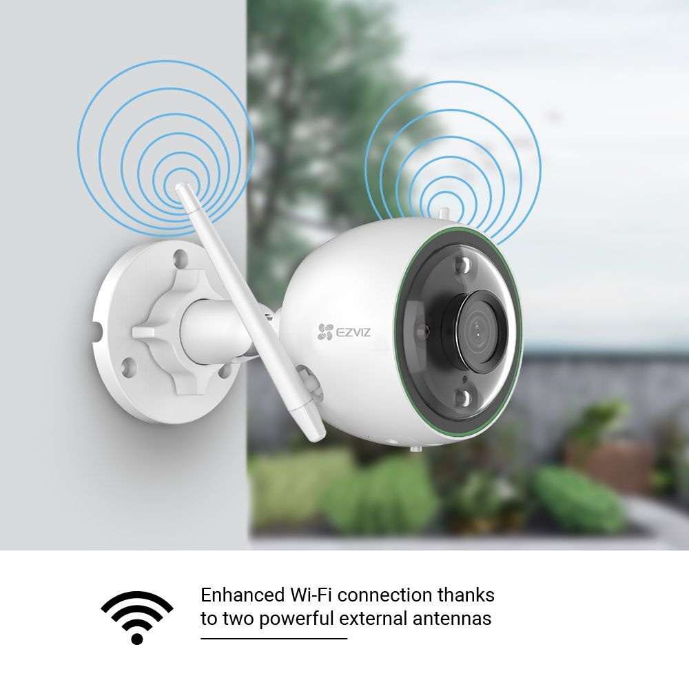 EZVIZ WLAN/LAN-Outdoor-Überwachungskamera C3N, Full-HD, IP67