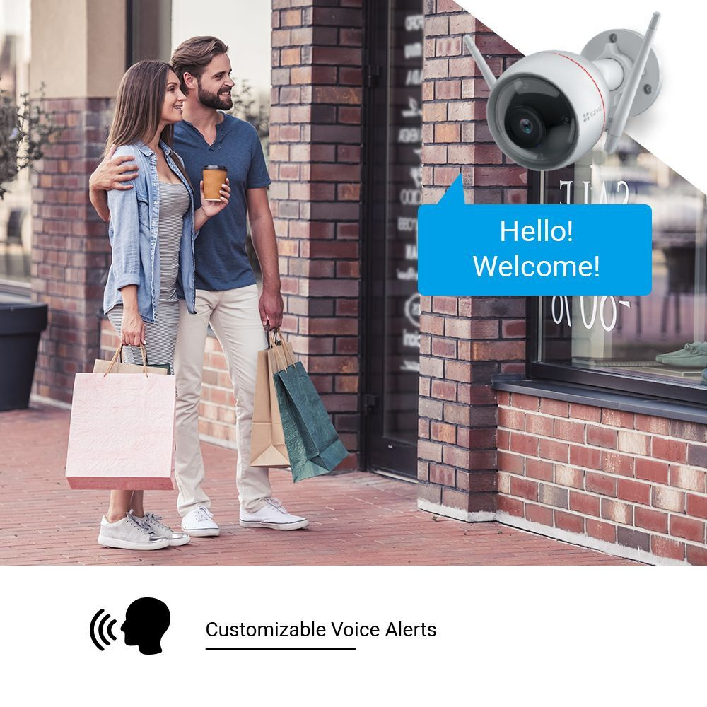 EZVIZ WLAN/LAN-Outdoor-Überwachungskamera C3W Pro, Full-HD, IP67