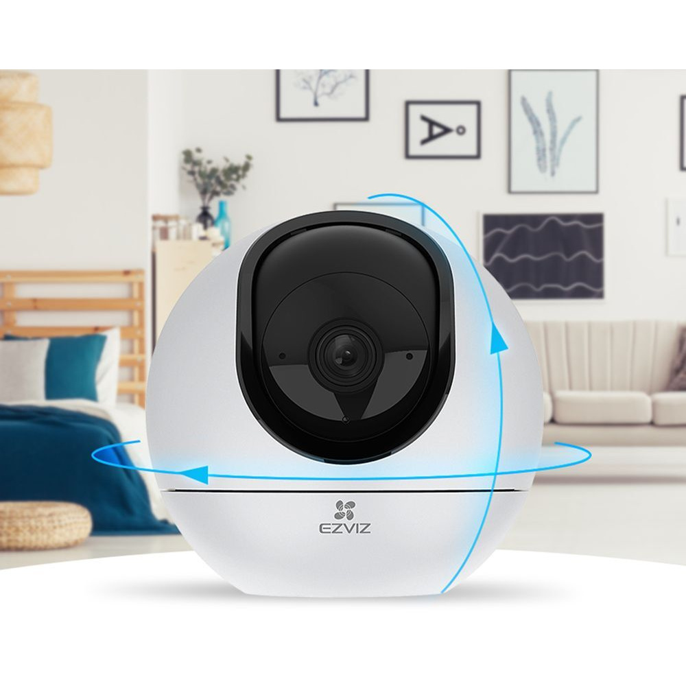 EZVIZ WLAN/LAN-Indoor-Überwachungskamera C6, 2K-Auflösung, schwenk-/neigbar, Bewegungsverfolgung
