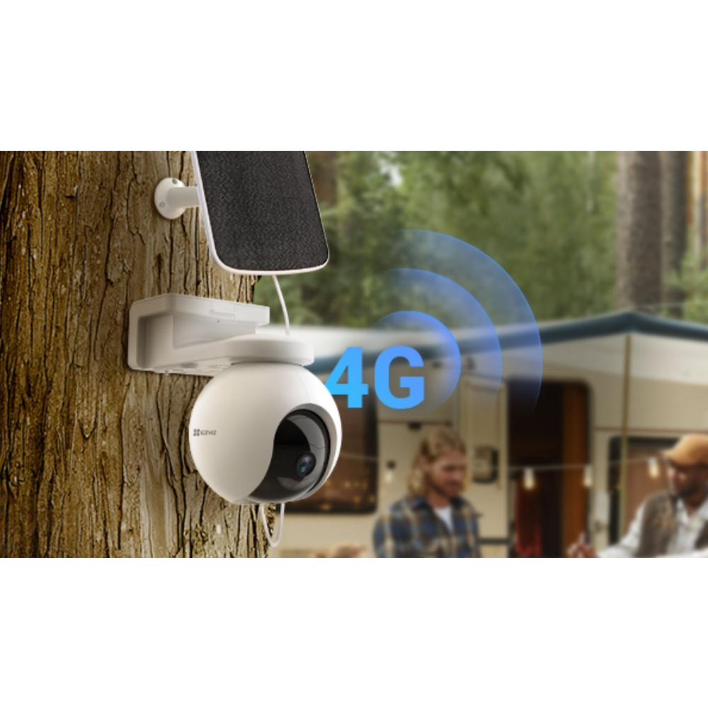 EZVIZ Outdoor-Akku-Überwachungskamera EB8 4G/LTE, 2K-Auflösung, Bewegungserkennung, Micro-SIM