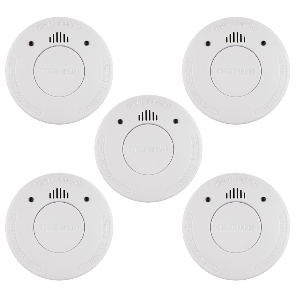 REV 5er-Spar-Set Rauchwarnmelder LM-107B mit 10-Jahres-Batterie