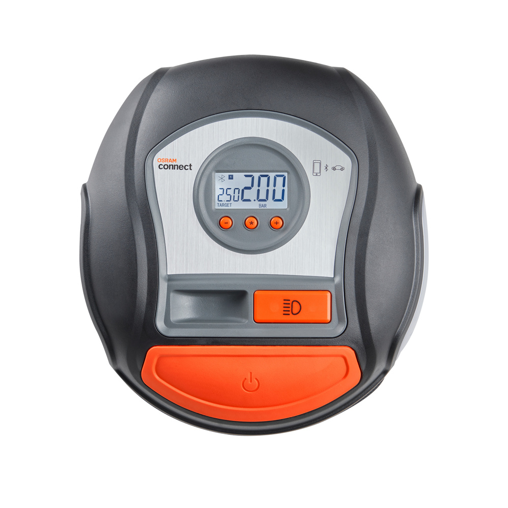 OSRAM Luftkompressor TYREinflate Connect 650, 5,3-cm-LC-Display, 12 V, max. 6,9 bar, 120 W