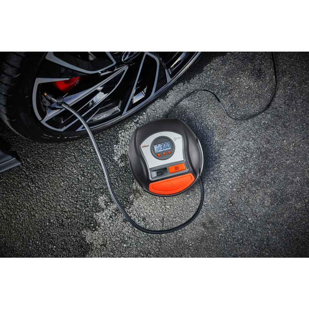 OSRAM Luftkompressor TYREinflate Connect 650, 5,3-cm-LC-Display, 12 V, max. 6,9 bar, 120 W