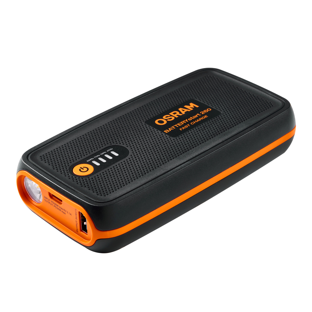 OSRAM Kfz-Starthilfegerät BATTERYstart 260, 12 V, 1000 A, 9.000 mAh, LiCoO2-Batterie